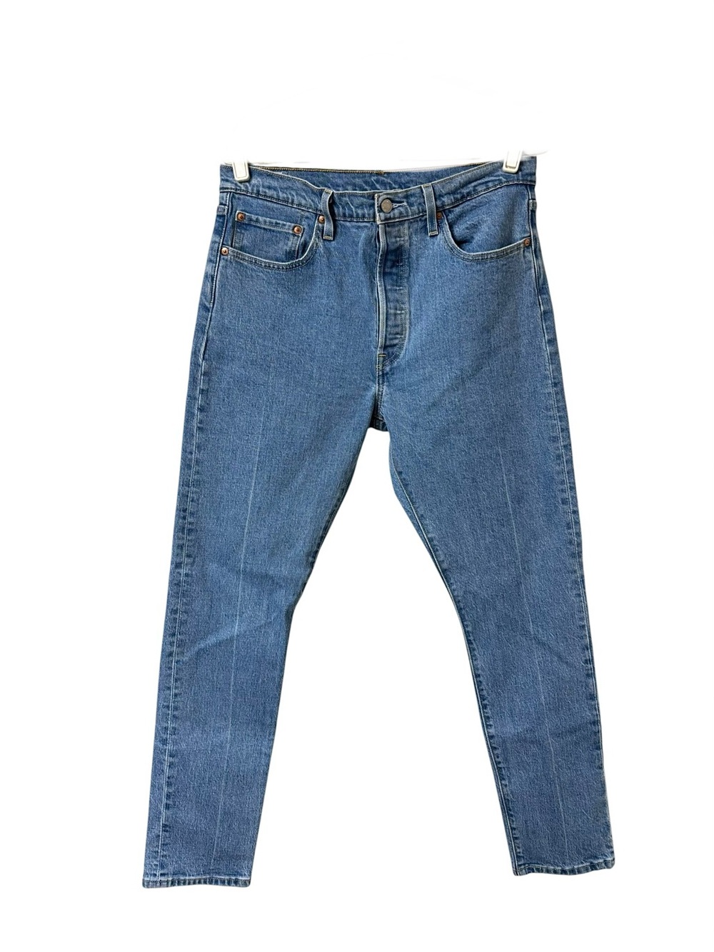 Levi’s 501 original fit straight leg skinny button fly closure denim jeans 32X30